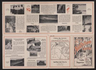 Map of Cook county for early tourism