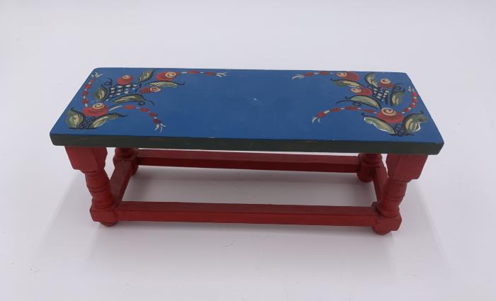 Painted Wood Table: Doll Furniture