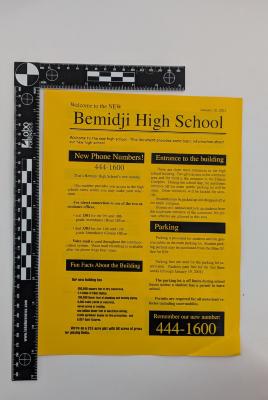 Welcome to the NEW Bemidji High School