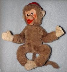 Stuffed Toy Monkey, 1950