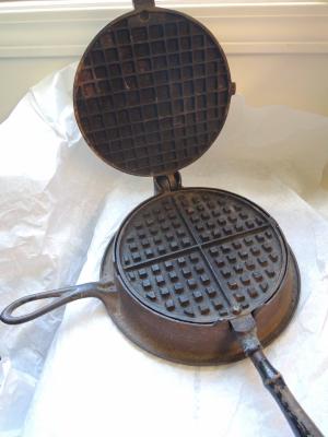 Stover Stove top waffle iron