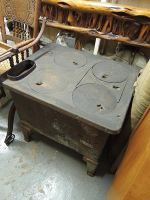 wood burning cast iron stove
