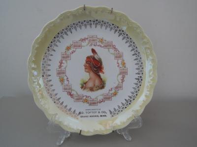 calendar plate  from Ed Toftey & Company