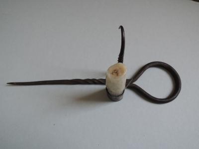 log cabin candle holder