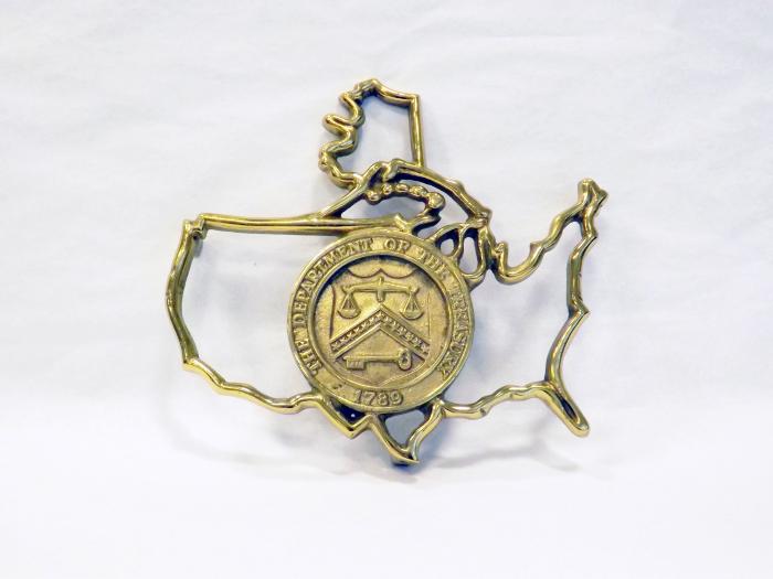 U.S. Bronze Trivet, 1971