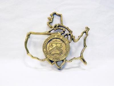 U.S. Bronze Trivet, 1971