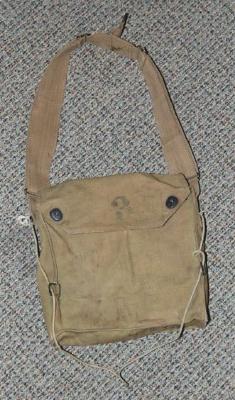 U.S. Army Haversack for Gas Mask, Joseph P. Lehnen, Marystown, 1917