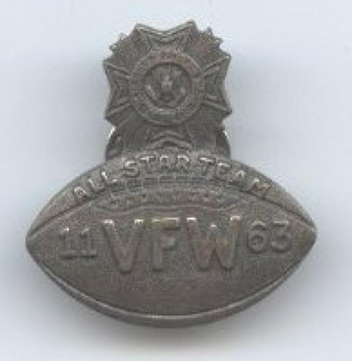 VFW Pin, VFW 63, Harvey B. Anderson, Jordan, 1980-1999