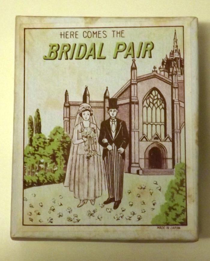 Wedding Cake Topper - Margaret Budde & Adolph Gregory, Jordan, October, 1937