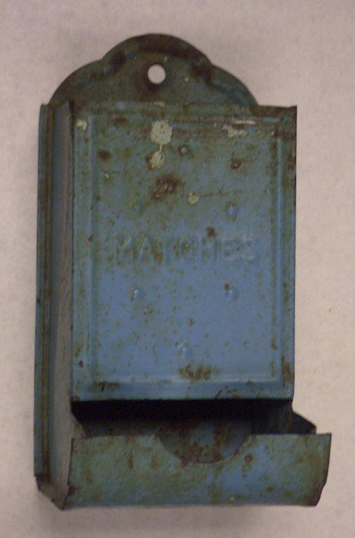 Wall Mounted Matchbox, Shakopee, 1920