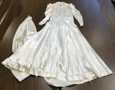 White Wedding Dress - Lorraine Libby (Coller), Shakopee, 1938