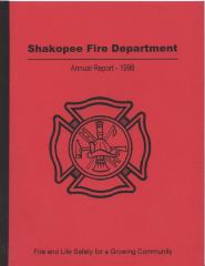 Shakopee Fire Department; Annual Report - 1998