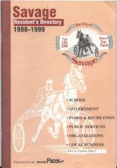 Savage Resident's Directory, 1998-1999