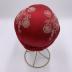 Red Satin Frame Cap: Folk Dress