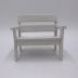 Candy Design Small White Bench: Doll Furniture