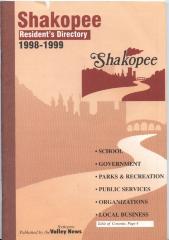 Shakopee Resident's Directory, 1998-1999