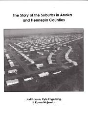 Book, The Story of the Suburbs in Anoka and Hennepin Counties