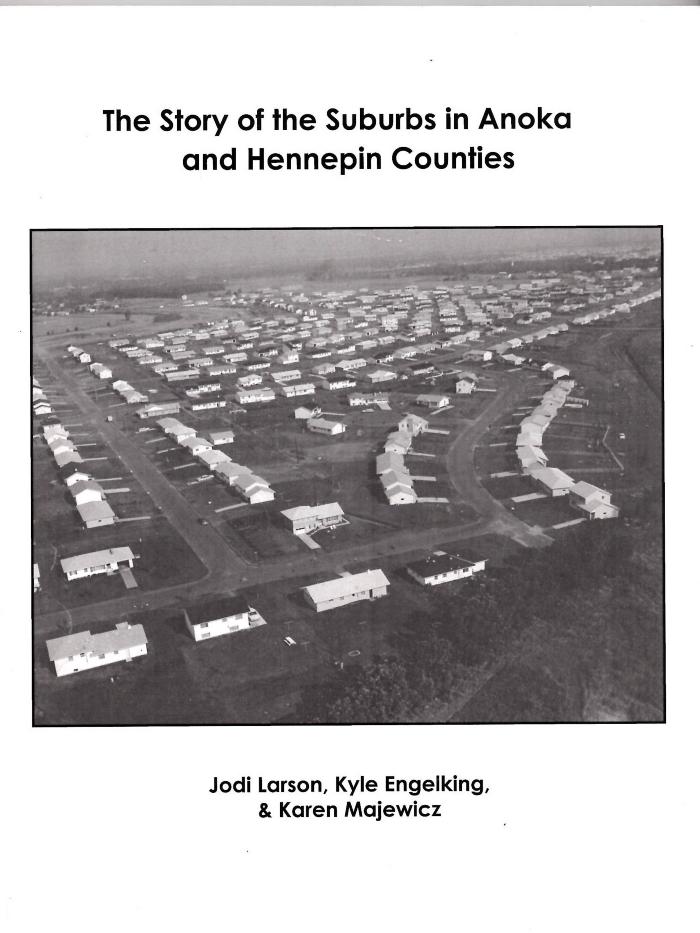 Book, The Story of the Suburbs in Anoka and Hennepin Counties