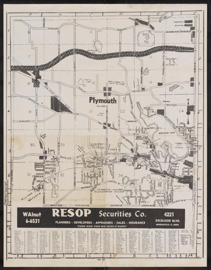 Village of Plymouth Map