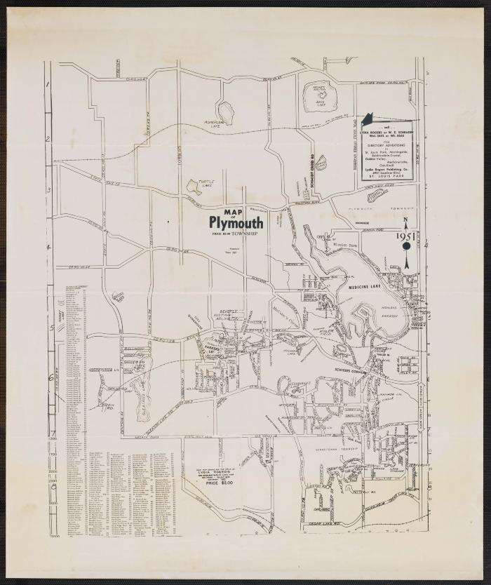 Map of Plymouth Township