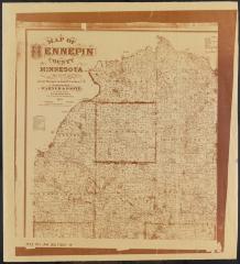 Map of Hennepin County, Minnesota 1879