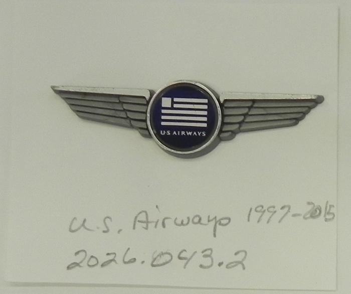 Lapel pin, US Airways junior wings