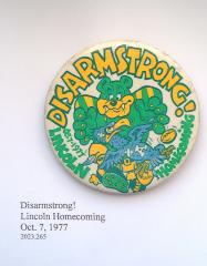 Pinback button, Lincoln HS Homecoming 1977