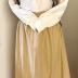Tan Folk Outfit Skirt: Folk Dress