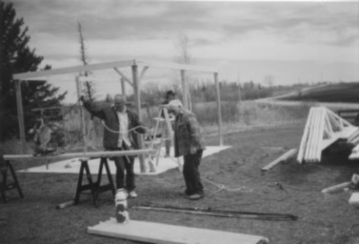 CCHS, Building Weme Park Shelter, 1998.