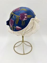 Västergötland Blue Frame Cap: Folk Dress