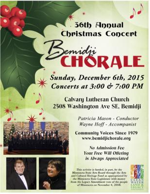 2015 Choir Christmas Poster