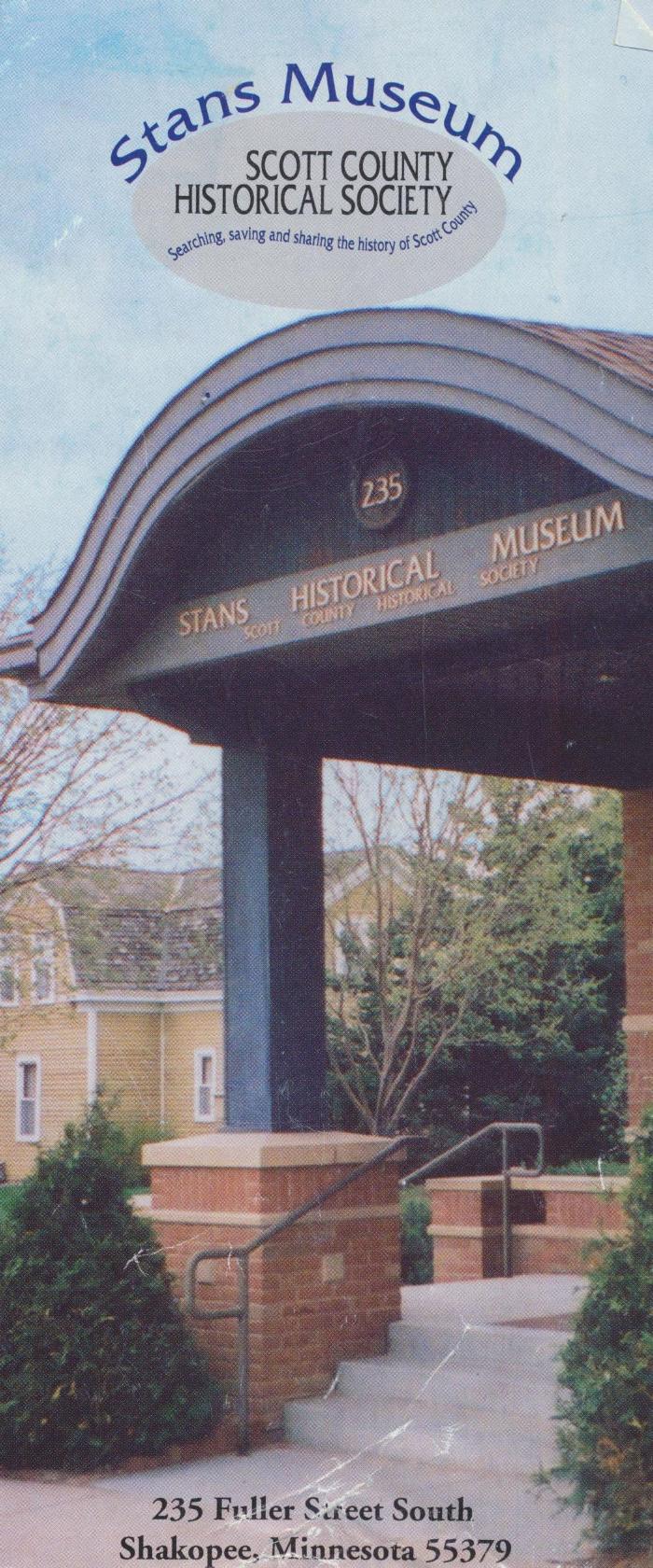 Scott County Historical Society Brochure