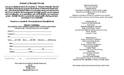 Spring 2016 Concert Program  insert