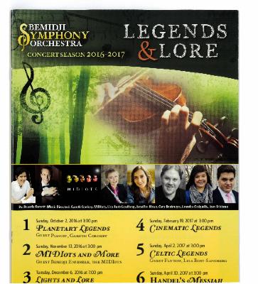 Bemidji Symphony Orchestra Concert Season 2016-2017