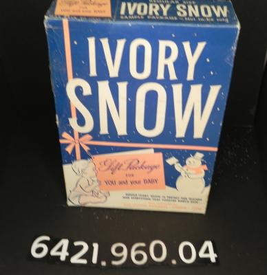 Ivory Snow Laundry Soap Box