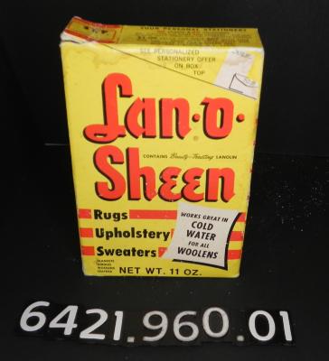 Lan-O-Sheen Soap Box