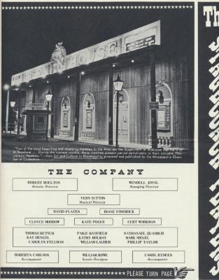 The Stagecoach Players Season Announcement Mailer