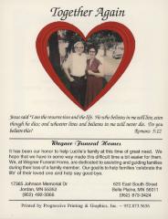 Prayer Card for Lucille Bakken
