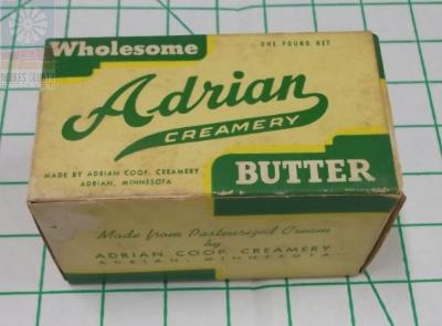 Adrian Creamery Butter Box