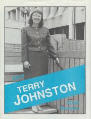 Political advertisement for Terry Johnston