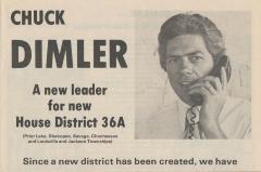 Political Advertisement for Chuck Dimler