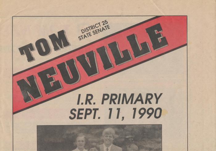 Political Advertisement for Tom Neuville