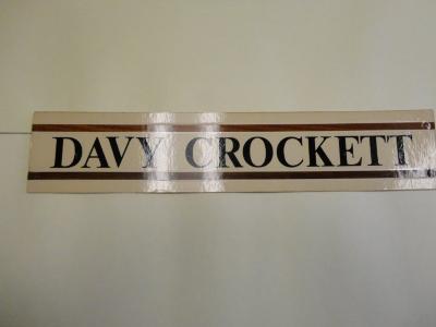 Davy Crockett Signboard Banner