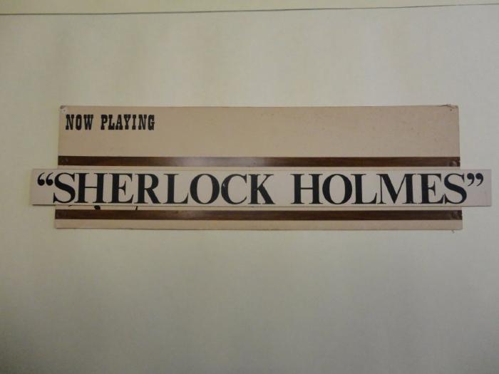 Sherlock Holmes Signboard Banner