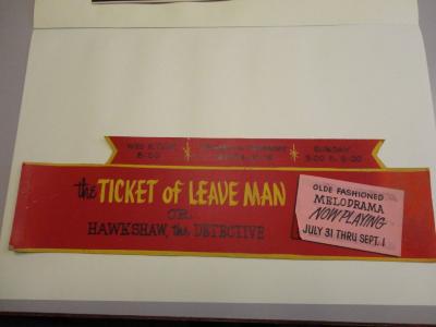 The Ticket of Leave Man Signboard Banner