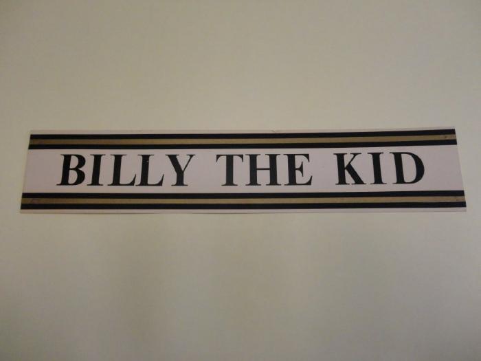 Billy the Kid Signboard Banner