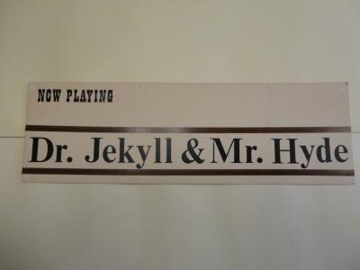 Dr. Jekyll & Mr. Hyde Signboard Banner