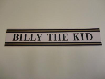 Billy the Kid Signboard Banner