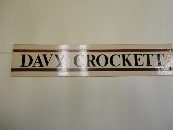 Davy Crockett Signboard Banner