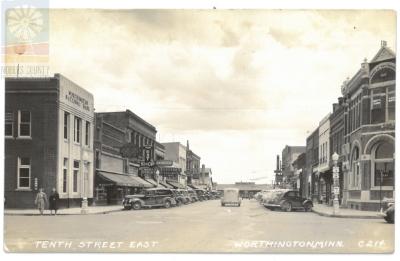 Tenth Street Worthington, circa1940